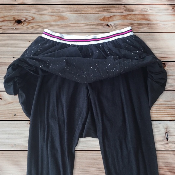 Black sparkly Leggings and skirt combo - Picture 4 of 7
